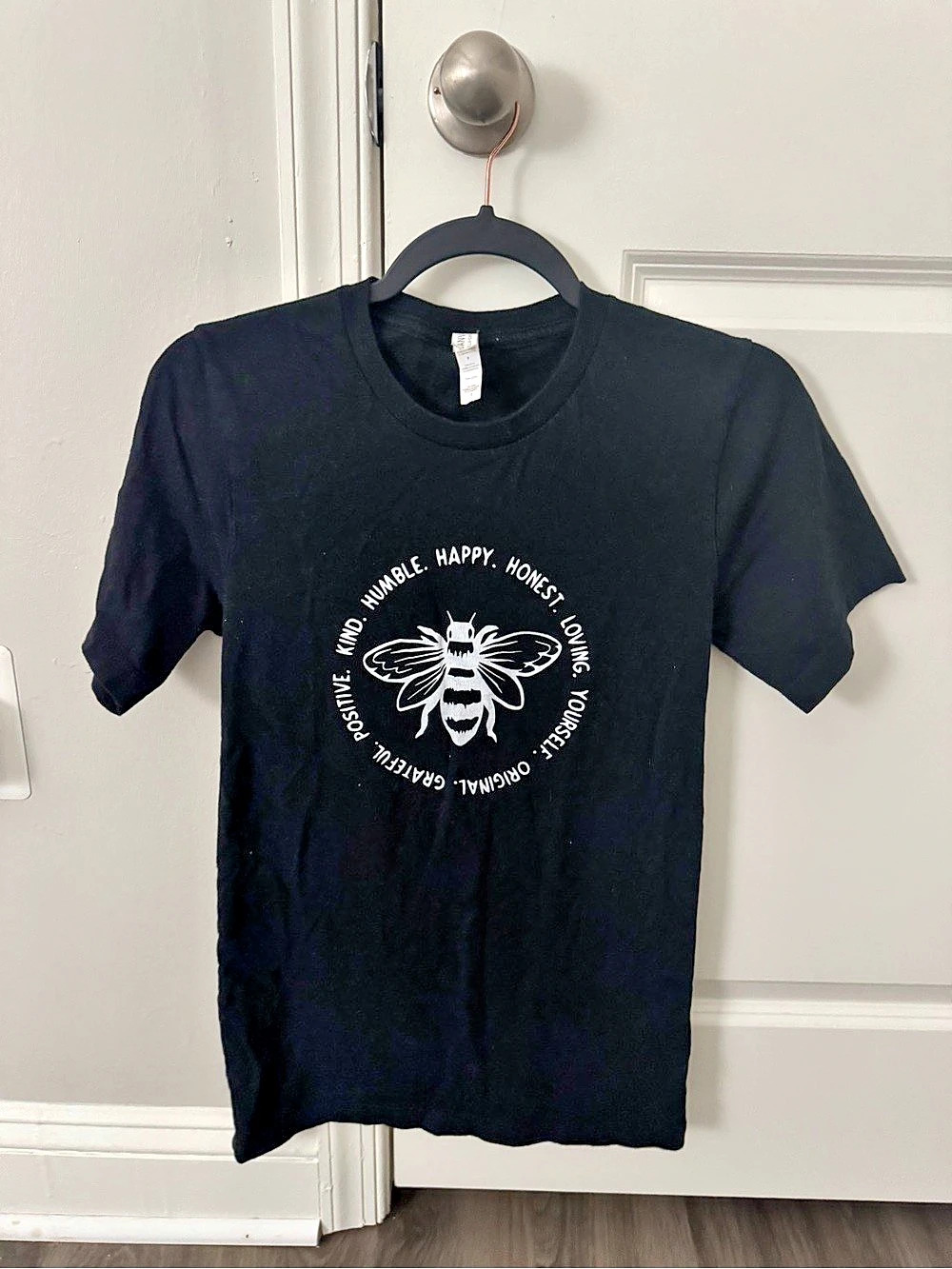 Bella + Canvas Black Graphic Short Sleeve Tee